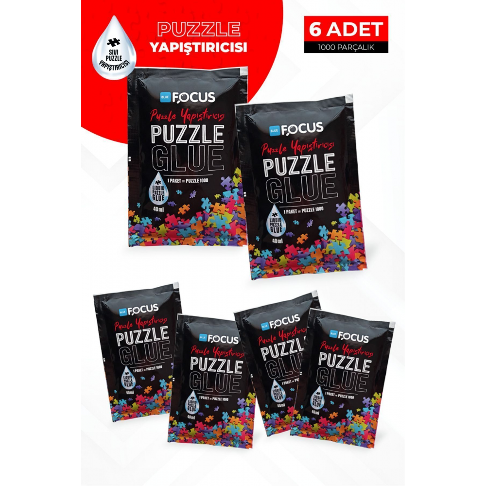 6 Adet Puzzle Yapıştırıcısı - Puzzle'larınızı Kalıcı Hale Getirin!