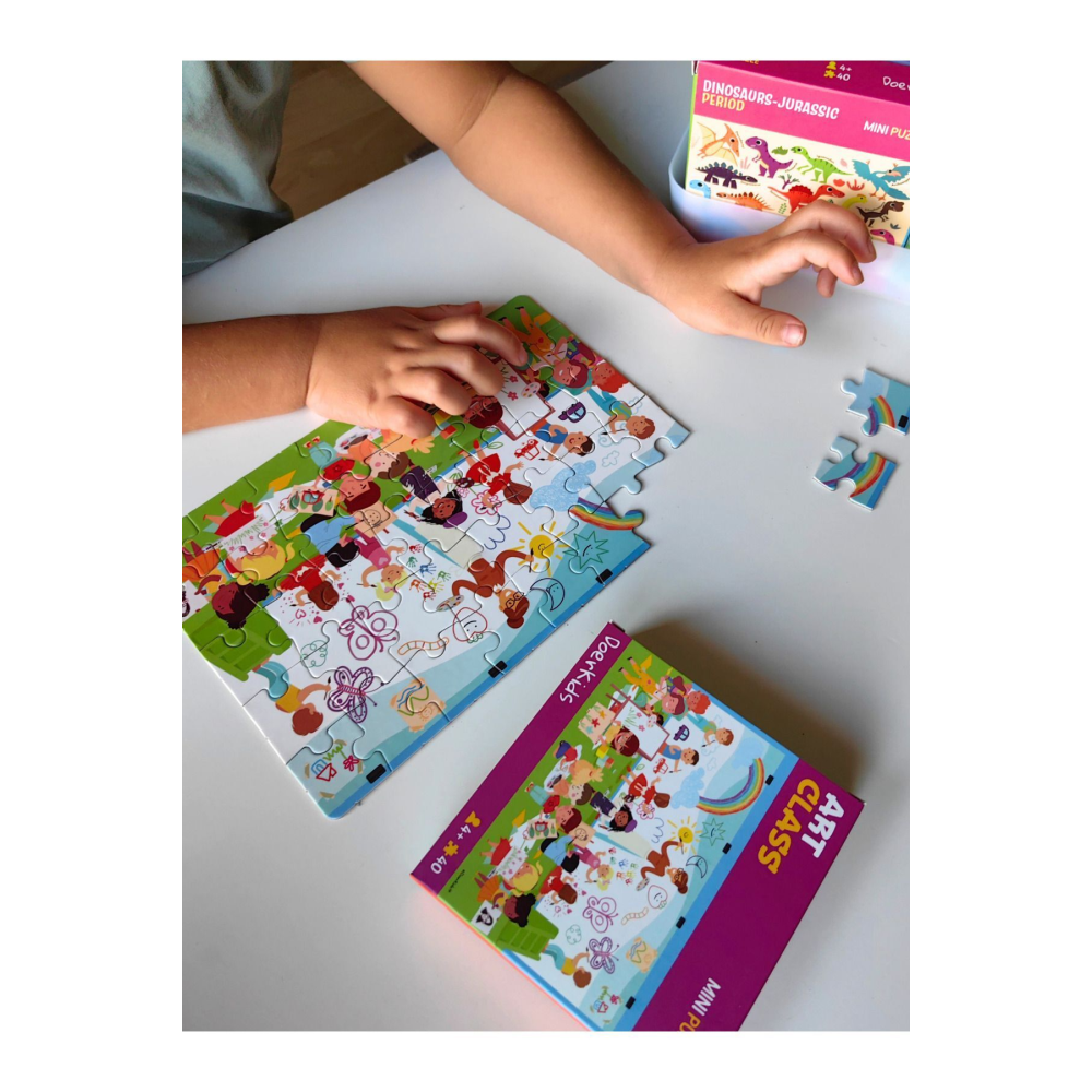 Sanat Sınıfı Mini Puzzle | 40 Parça 4 Yaş
