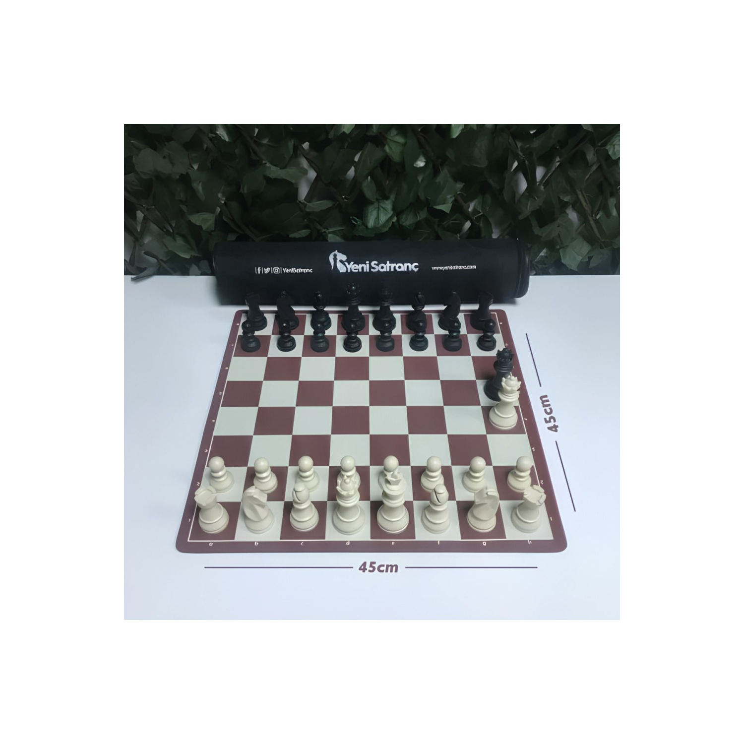 Profesyonel Satranç Takımı (95MM - AĞIRLIKLI - YEDEK VEZİRLİ)