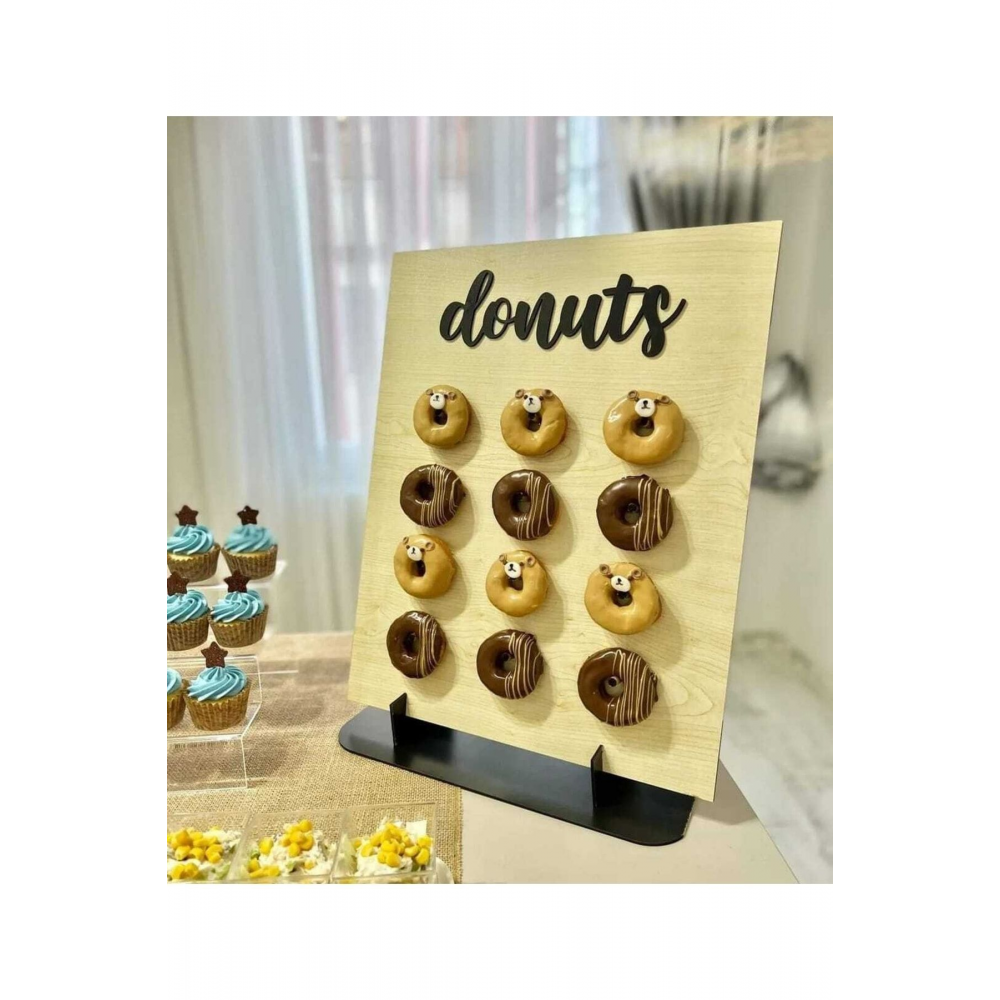 Donuts Alman Pastası Standı 50 Cm Ayaklı Yiyecek Standı