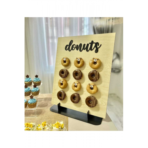Donuts Alman Pastası Standı 50 Cm Ayaklı Yiyecek Standı