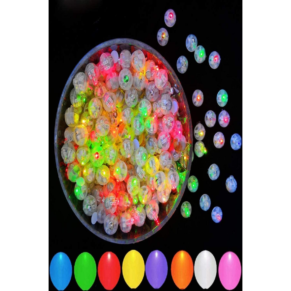 10 Karışık Işıklı Balon+10 Led Balon Işığı (Dilek Feneri Değil)