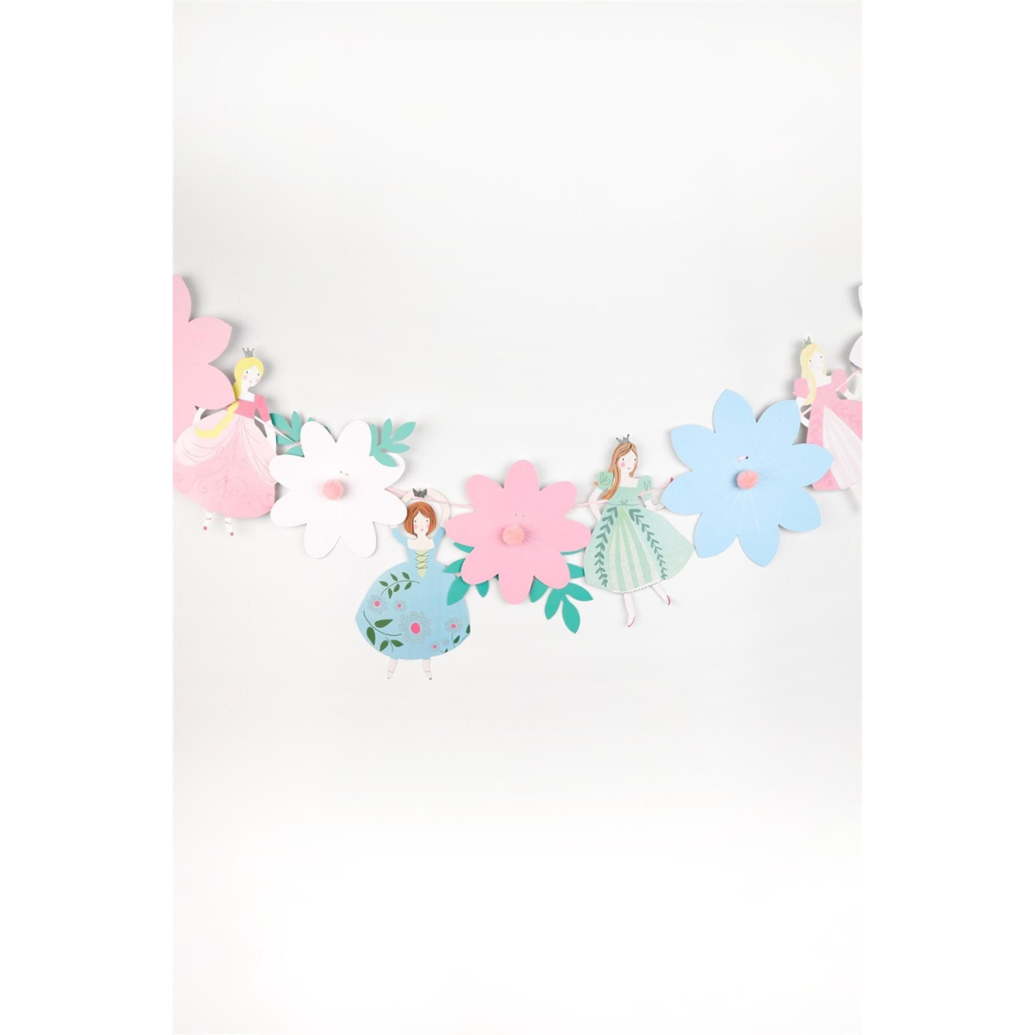 Çok Renkli Prenses Ve Çiçek Banner