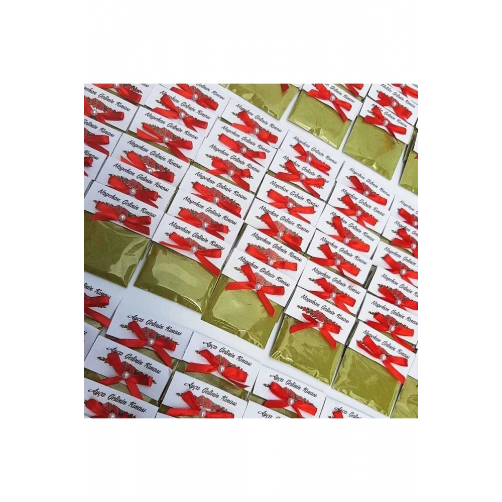 100 Adet Kına Dağıtmalık Kına Düğün Söz Nişan