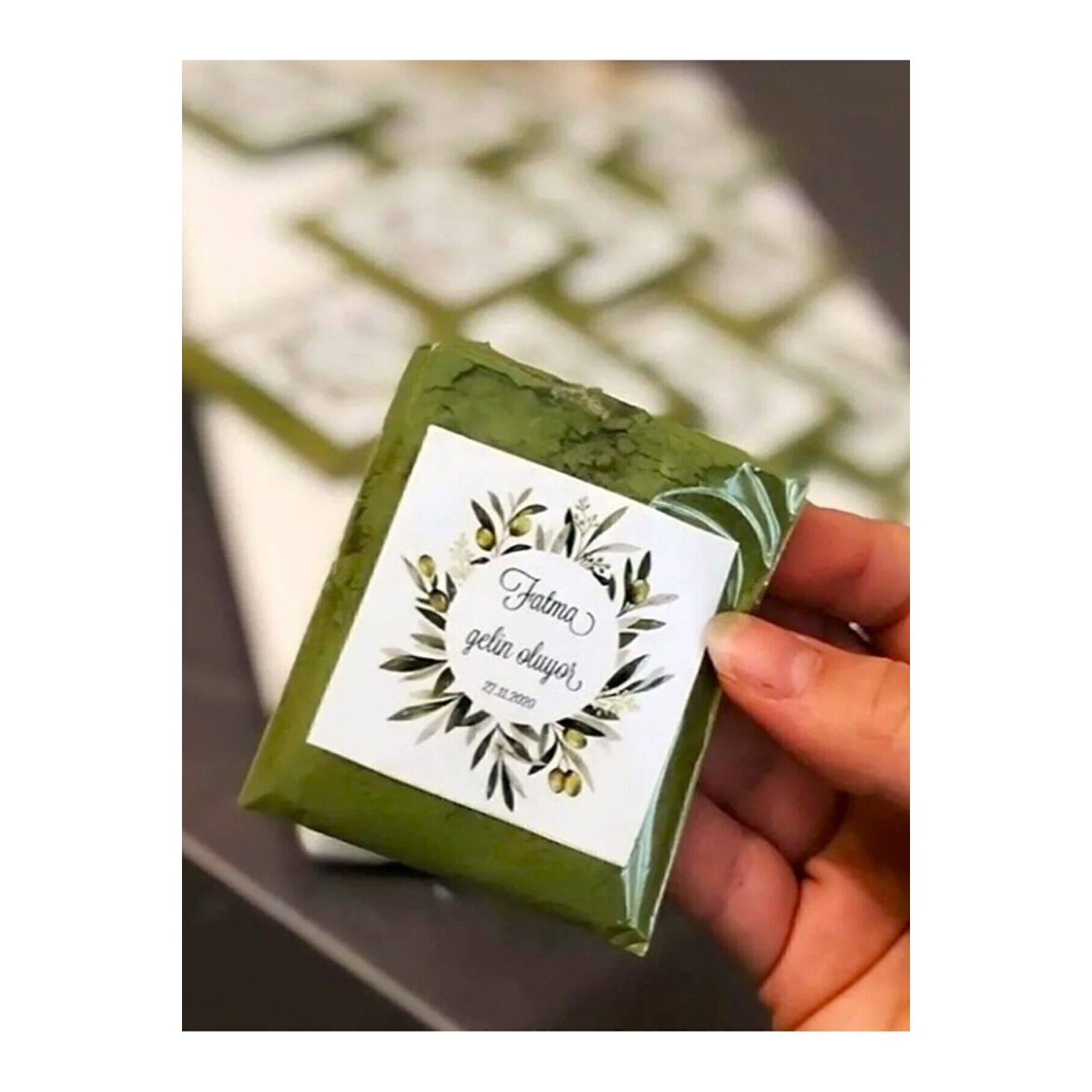 Kişiye Özel Dağıtmalık Hediyelik Kına, Kına Gecesi, 6 Ay Kınası, Sticker Kına Paketi, 50 Adet