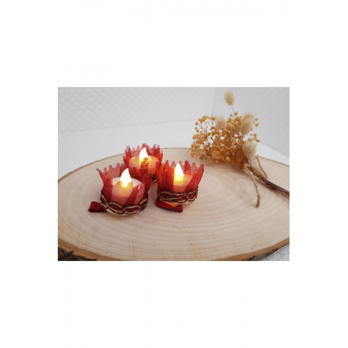 Bordo Ledli El Mumu 12 Adet El Yakmaz