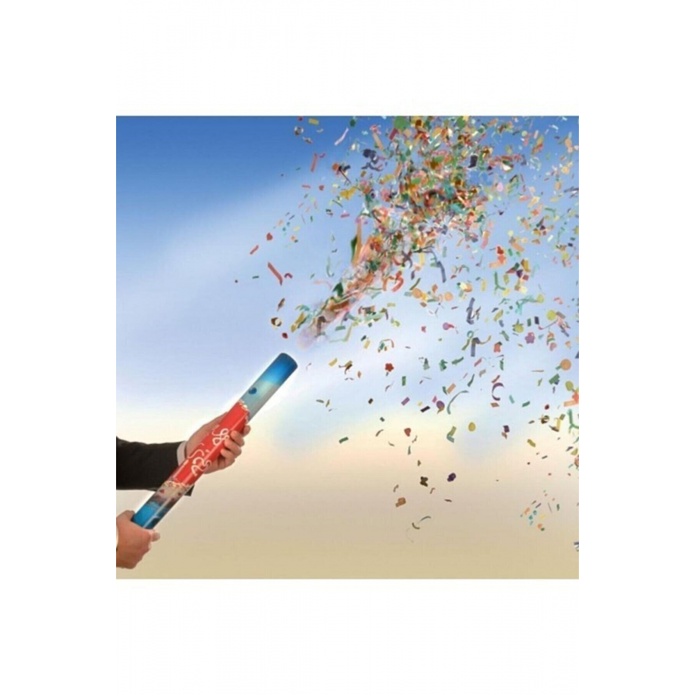 Dolu Dolu Renkli Şerit Konfeti