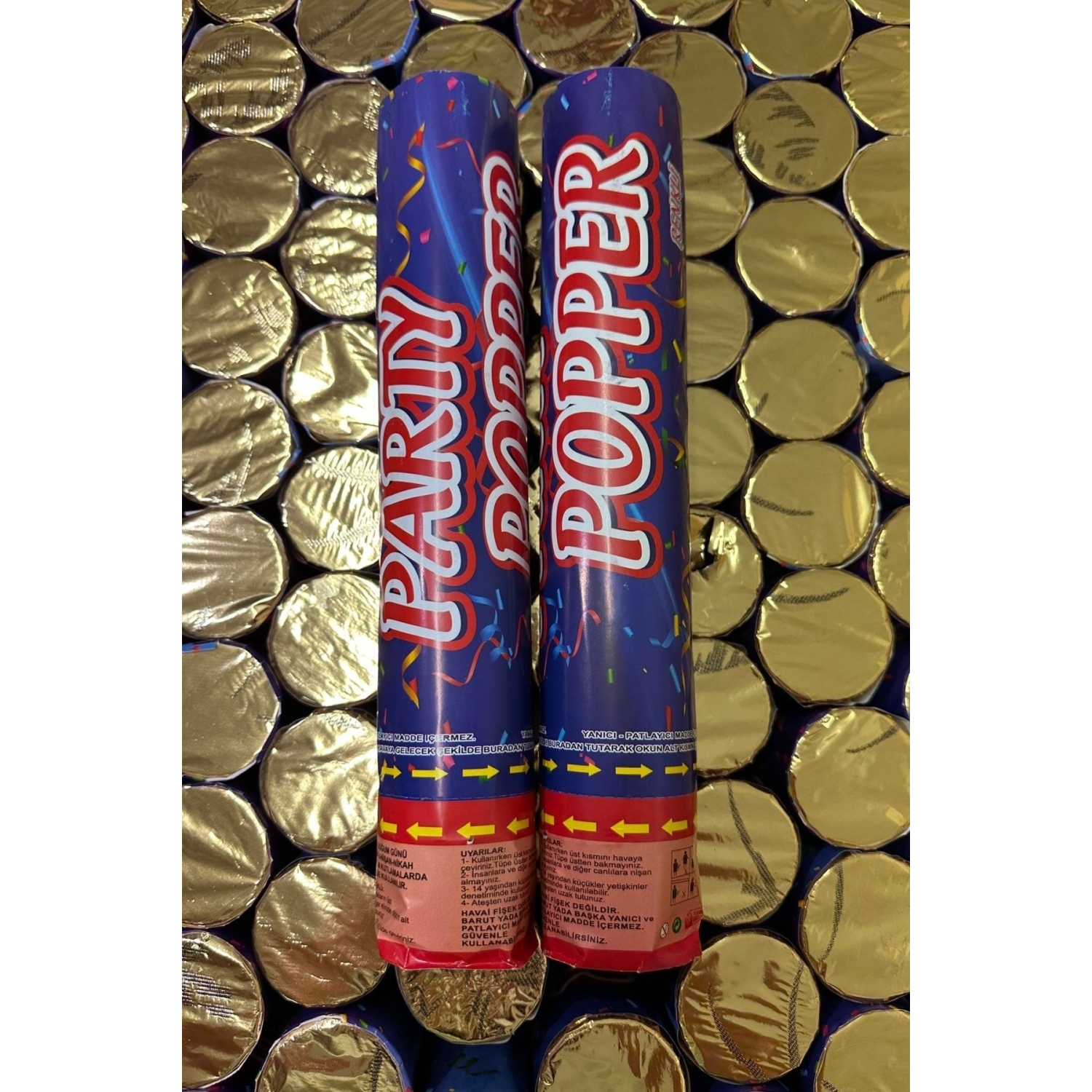 Konfeti 30cm, Özel Günler Için Şerit Atan Klasik Karnaval Konfeti 1 Adet