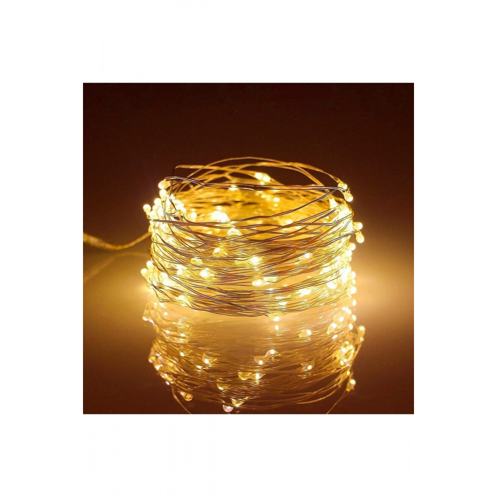 5 Metre Pilli Peri Dekor Işık Günışığı, Dekoratif Lamba Gün Işığı Yılbaşı Çam Ağacı Ev Süslemeli