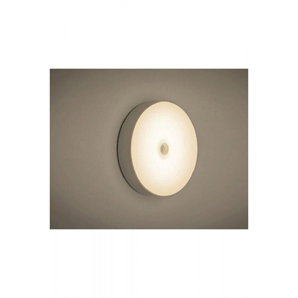 Hareket Sensörlü Usb Şarjlı Beyaz Led Işık Lamba (SENSÖRLÜ)