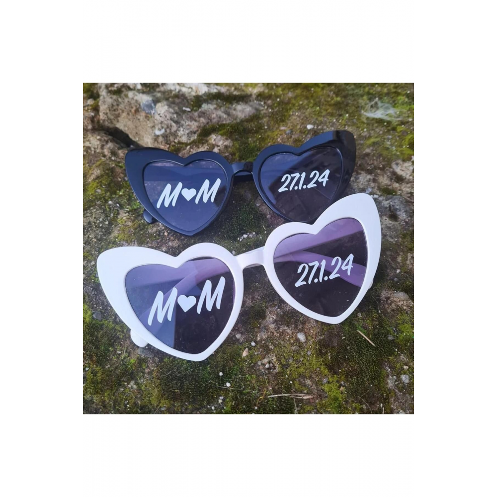 Gözlük Camı İçin Sticker Gelin Damat Gözlüğü Gözlük Sticker GÖZLÜK DAHİL DEĞİLDİR