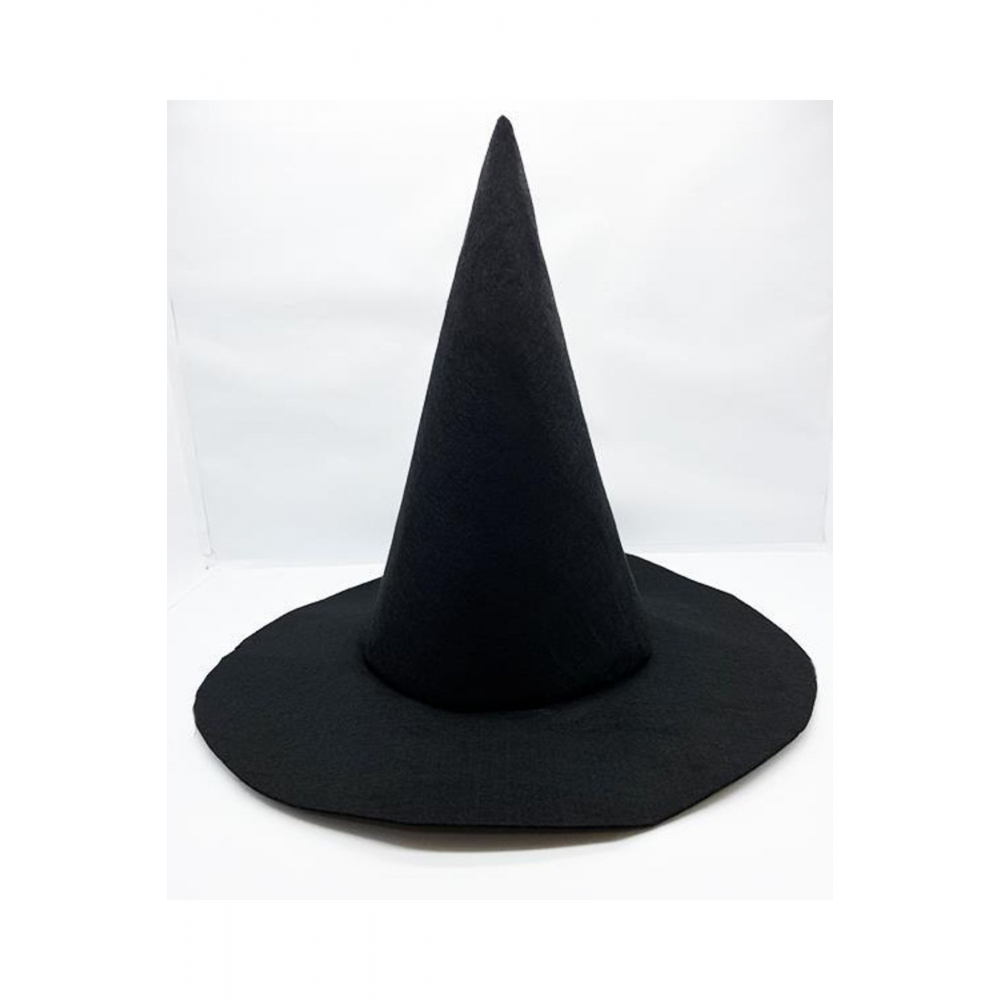 Siyah Cadı Şapkası - Cadılar Bayramı Şapkası - Halloween Şapkası - Halloween Hat