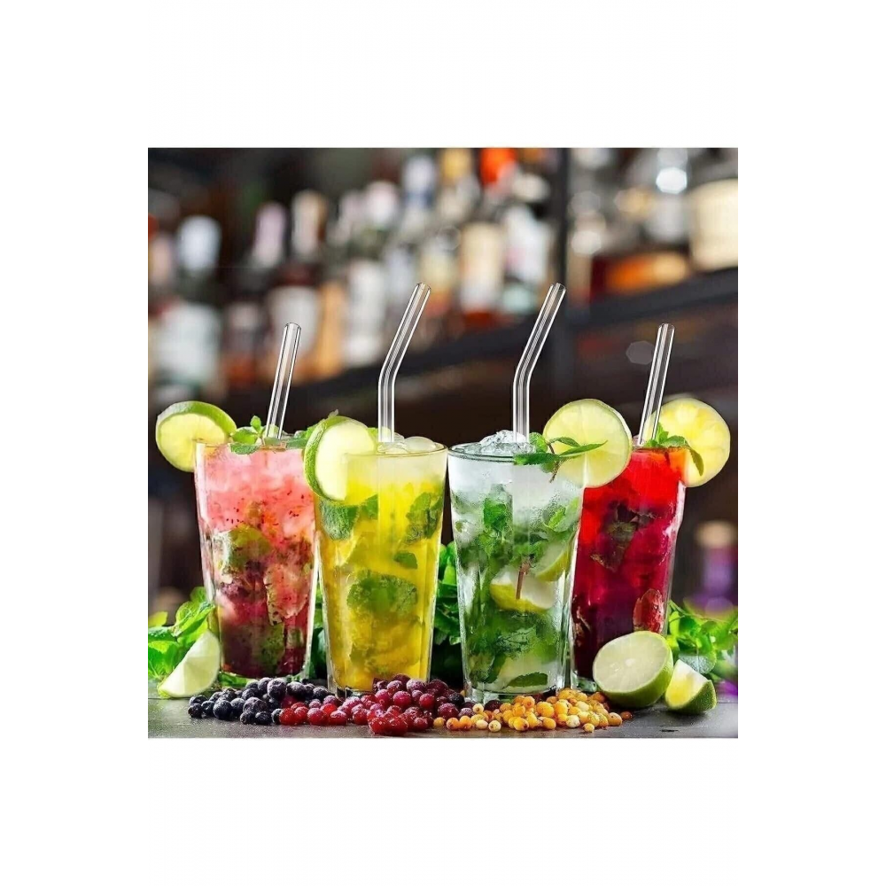 12'li Cam Pipet Ve 2 Adet Temizleme Fırçası Seti 1. Kalite / 9 Mm