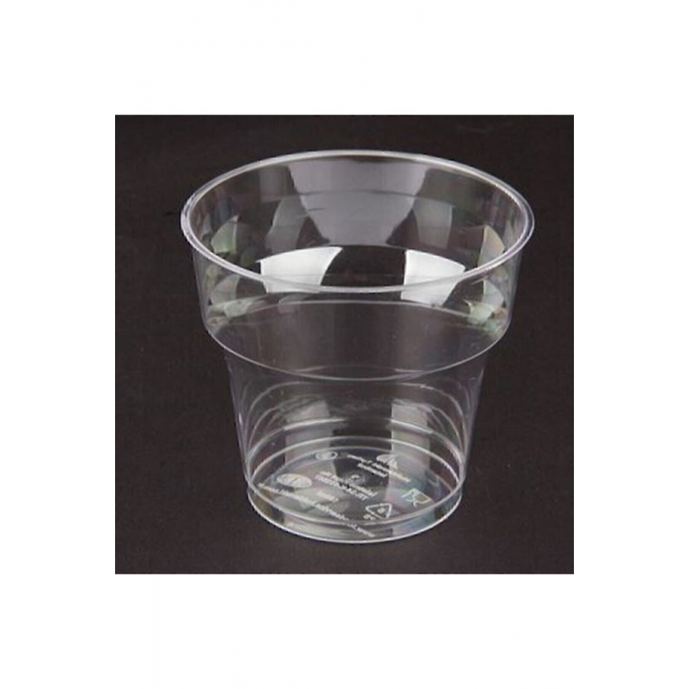 Şeffaf Kristal Mika Ekstra Sert Plastik Bardak 180 Cc * 50 * * -adet