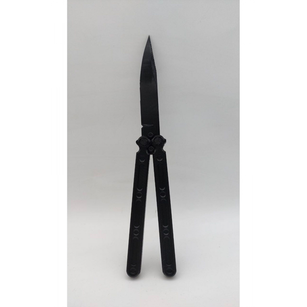 Siyah Plastik Kelebek, Eğitim Sallama Kelebeği, Keskin Değildir Edcraft3d