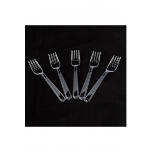 Veliday Plastik Lüks Sağlam Çatal 100 ' Adet