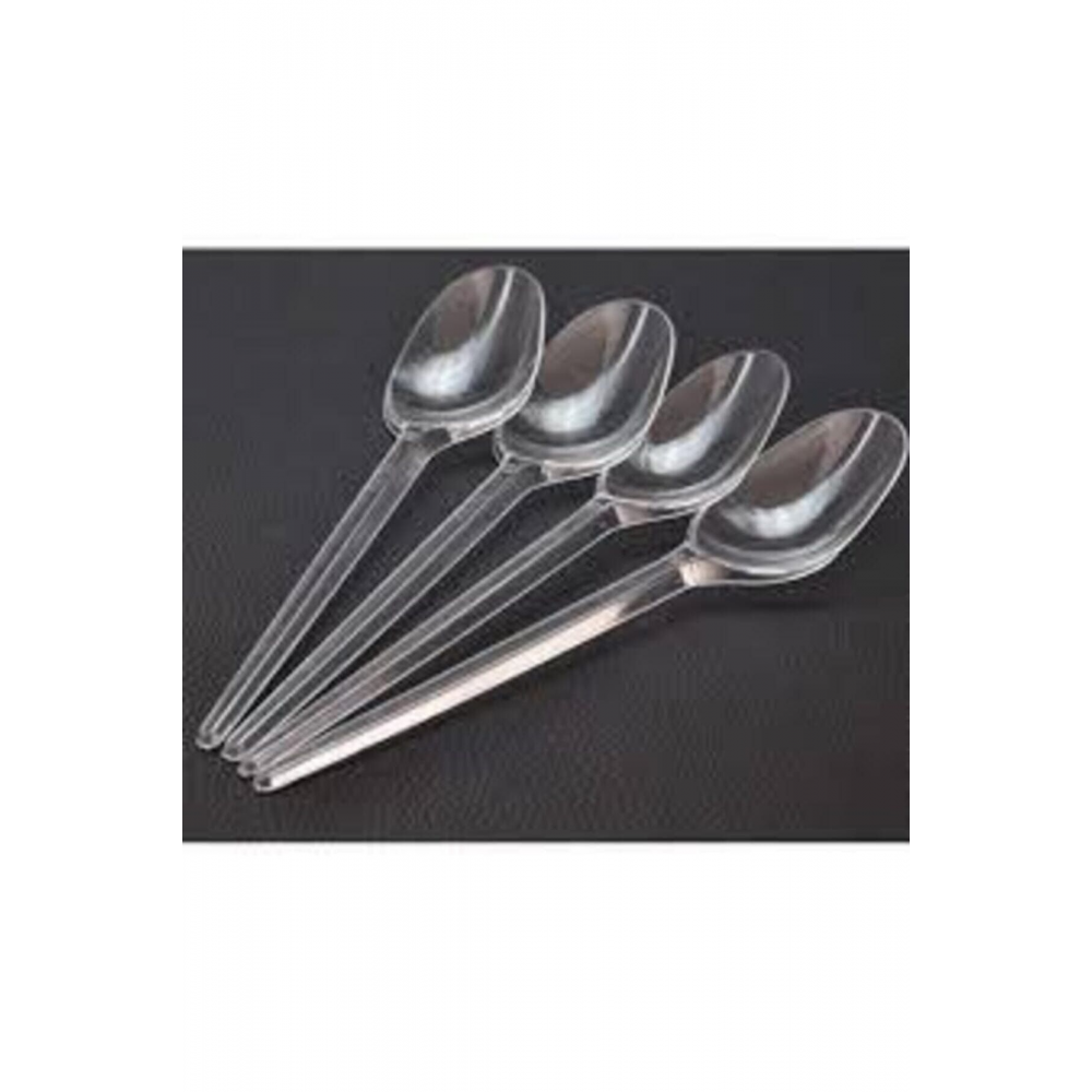 Plastik Sert Kaşık 100 Lü