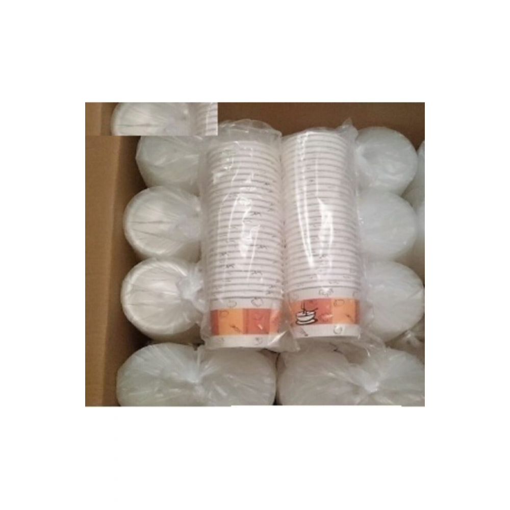 Kağıt-karton Çorba Kâsesi 16 Oz Şeffaf Kapaklı, 50 Adet