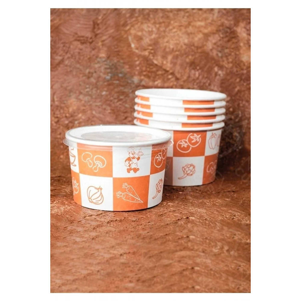 Kapaklı Aşure Kasesi 25'li.