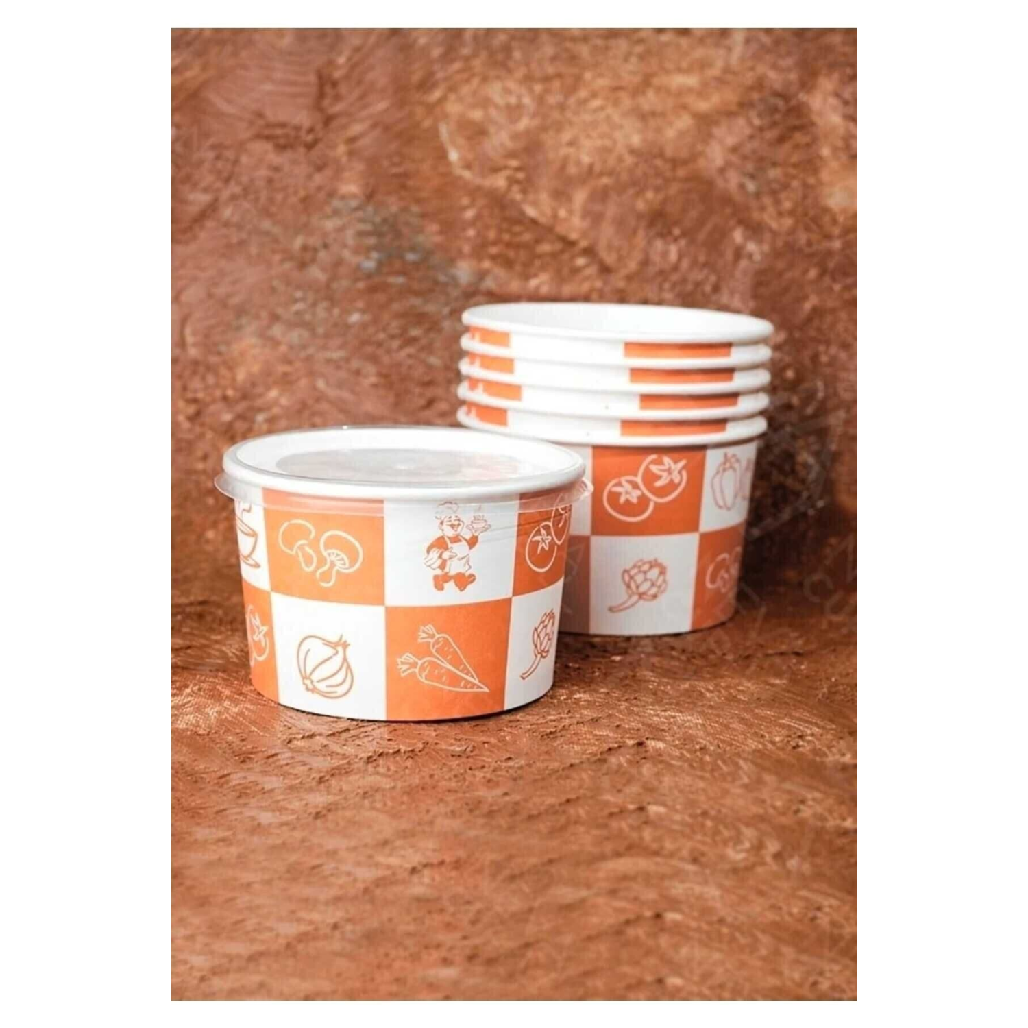 Kapaklı Aşure Kasesi 25'li.