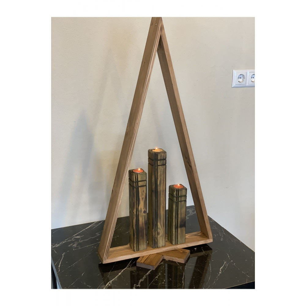 Yılbaşı Ağacı, Ahşap Tasarım, Ahşap Dekor