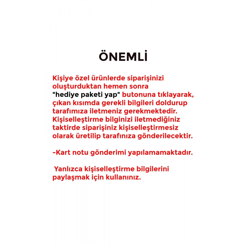 Kişiye Özel Tasarım Hediye Kutusu