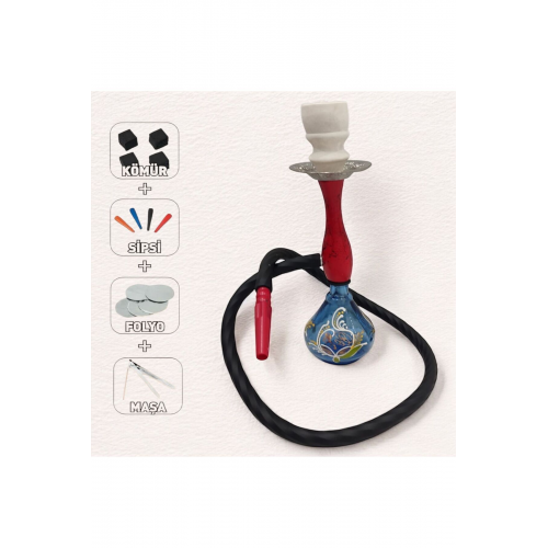 Çok Renkli Küçük Boy Nargile-gmy Shop