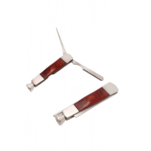 Ahşap Çelik Delici Bastırıcı Kazıyıcı Pipo Kaşığı Pt37