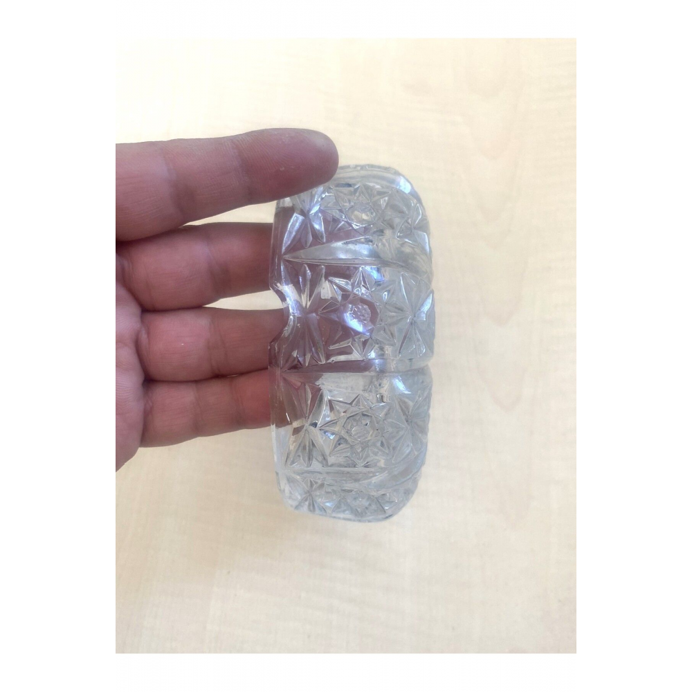 VİNTAGE KESME CAM KÜLLÜK CAM KÜL TABLASI