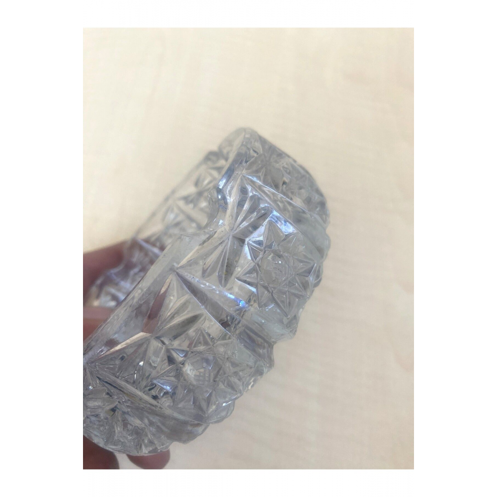 VİNTAGE KESME CAM KÜLLÜK CAM KÜL TABLASI