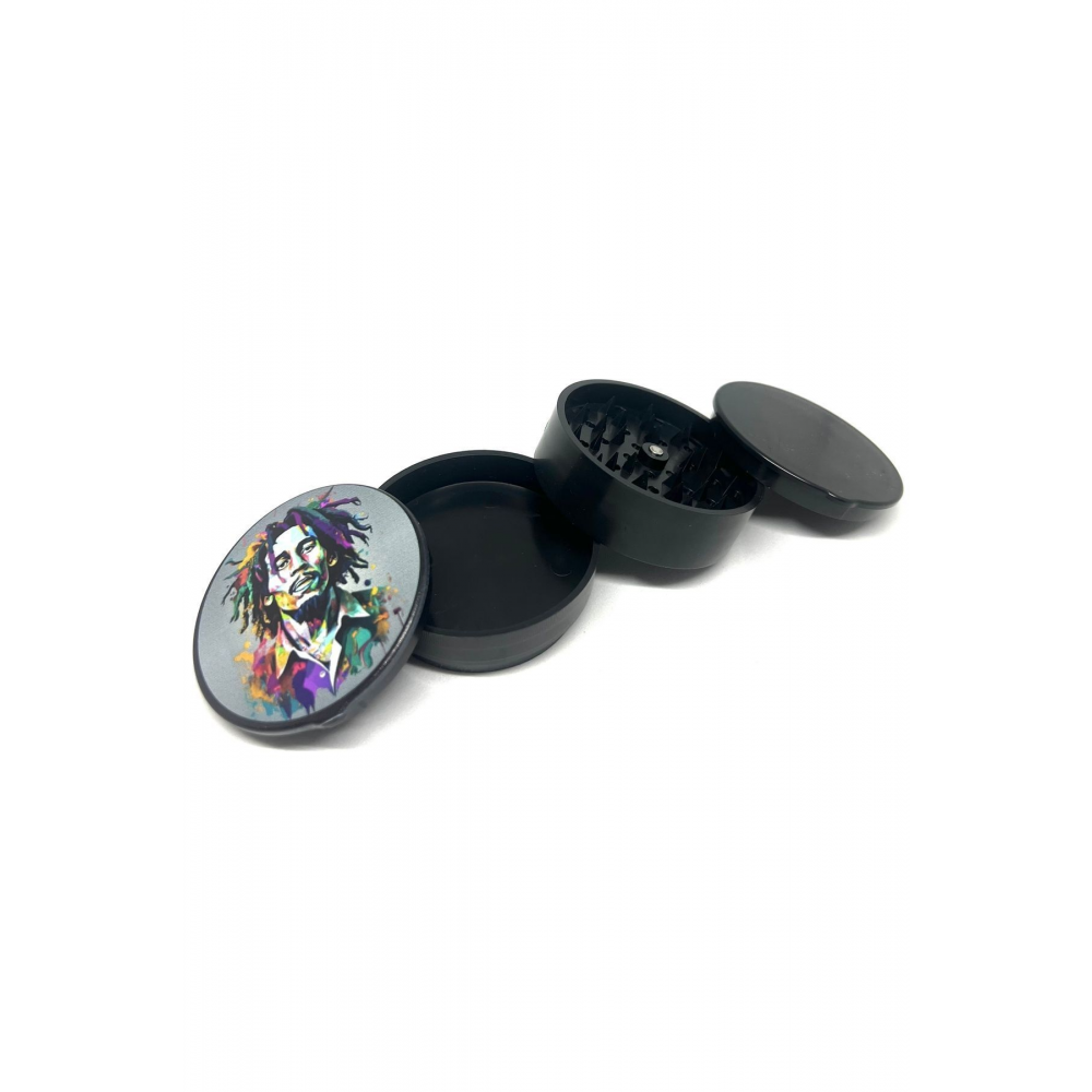 4 Katlı 60mm Plastik Tütün Öğütücü Grinder