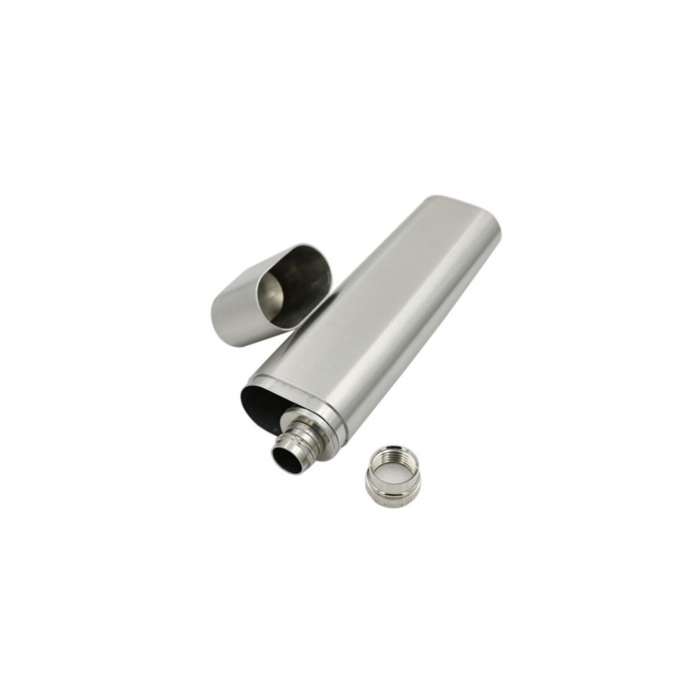 Çelik 2 Li Kapaklı Puro Kılıfı Ve Içki Matarası Hu32