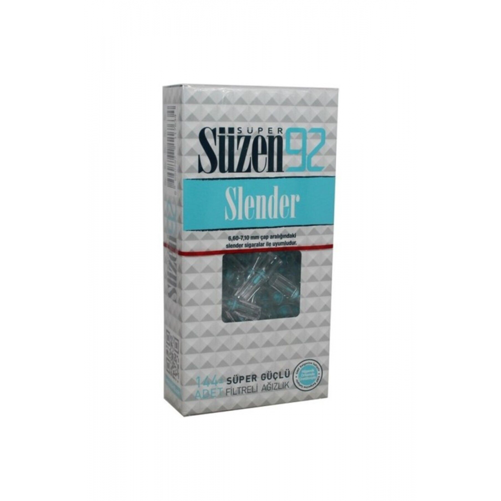 Süper 92 Slender Filtreli Sigara Ağızlığı Filtresi