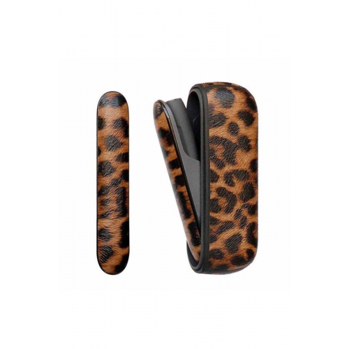 1 + 1 Kapı Kapak Iqos 3.0 Manyetik Pc Yan Kapak Iqos 3 Duo Değiştirilebilir Kapak Kılıf Leopar