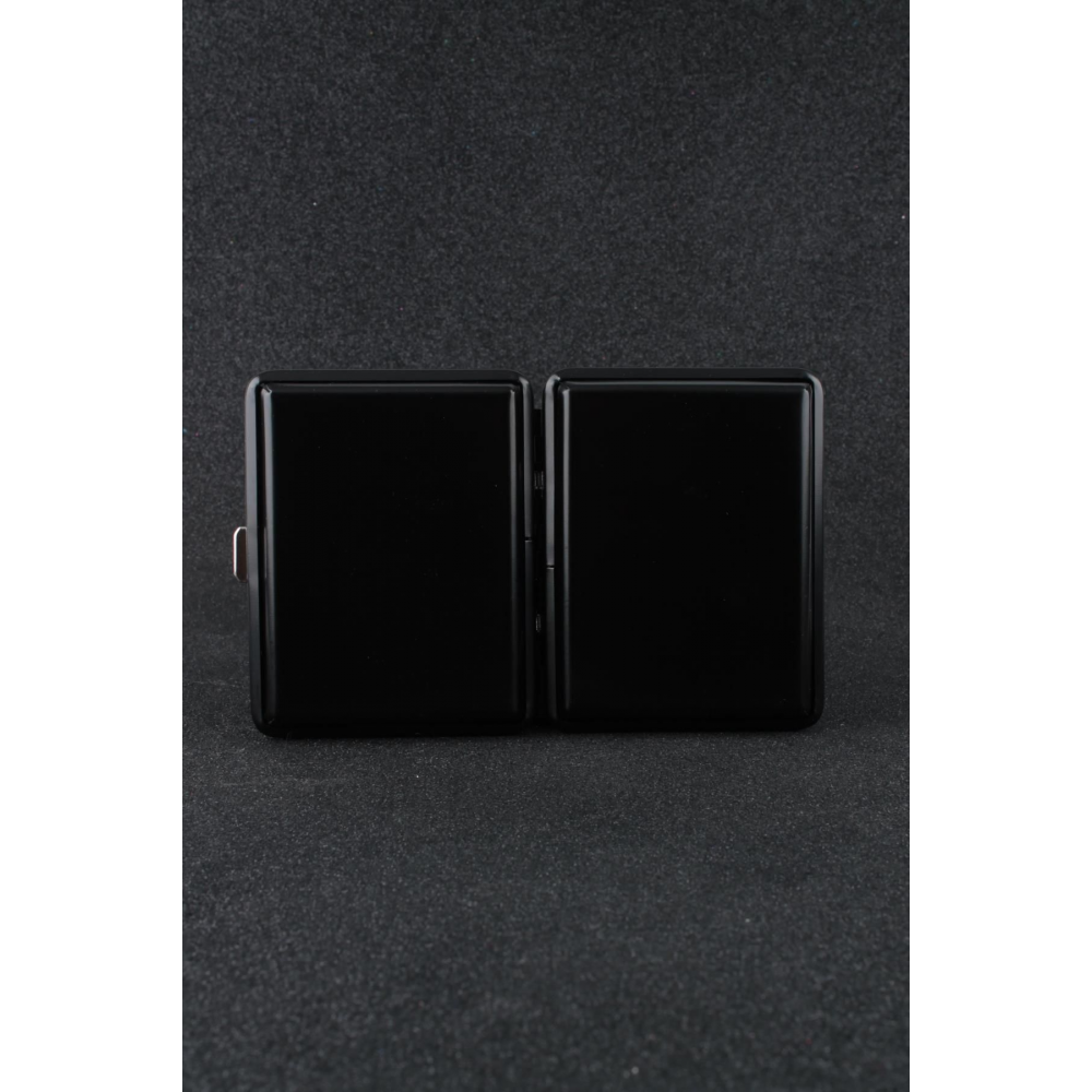 Siyah Mat Metal Sigara Tabakası Smtbkcb003r1