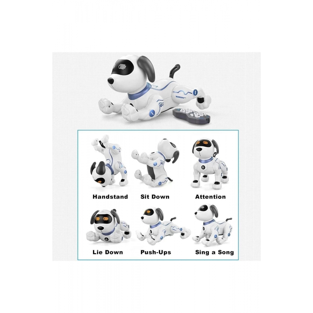 K16 Akıllı Uzaktan Kumandalı Robot Köpek 5 Litre Kız Erkek Çocuk Oyuncakları Eğitici Oyuncaklar