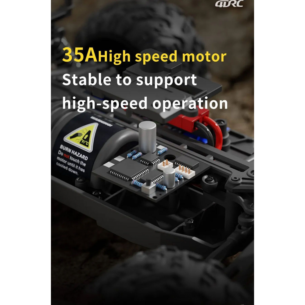 2.4ghz Metal Gövde Ve Metal Alaşım Rc 50km Hız Yapan Uzaktan Kumandalı Rc Araba