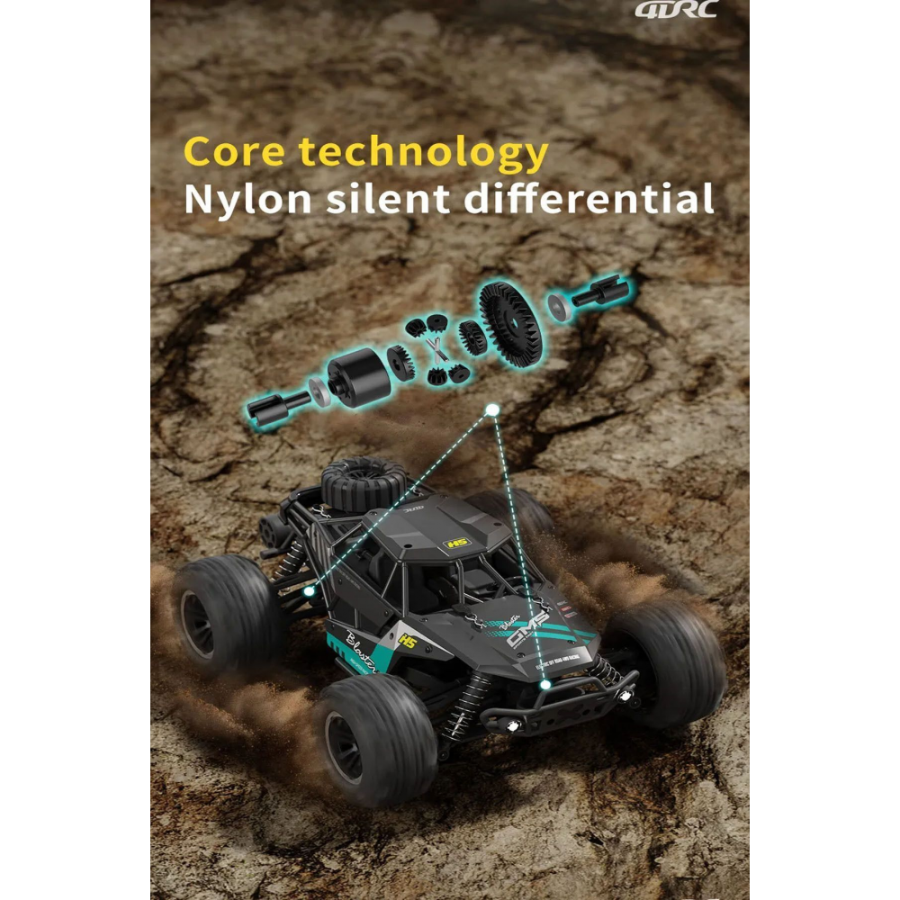 2.4ghz Metal Gövde Ve Metal Alaşım Rc 50km Hız Yapan Uzaktan Kumandalı Rc Araba