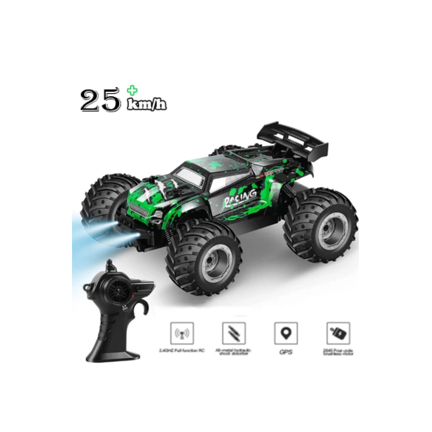 Uzaktan Kumandalı Şarjlı Araba Süper Hızlı 25 Km Hız Yapabilen Arazi Arabası Bazolota Car