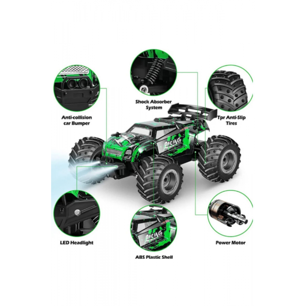 Uzaktan Kumandalı Şarjlı Araba Süper Hızlı 25 Km Hız Yapabilen Arazi Arabası Bazolota Car