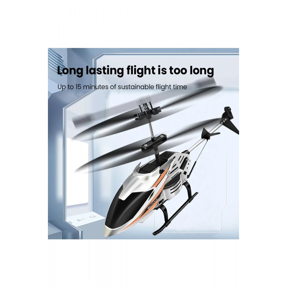 Metal Gövde RC Helikopter 2.4GHz Uzaktan Kumandalı 3.5CH Full Fonksiyon Hava Aracı