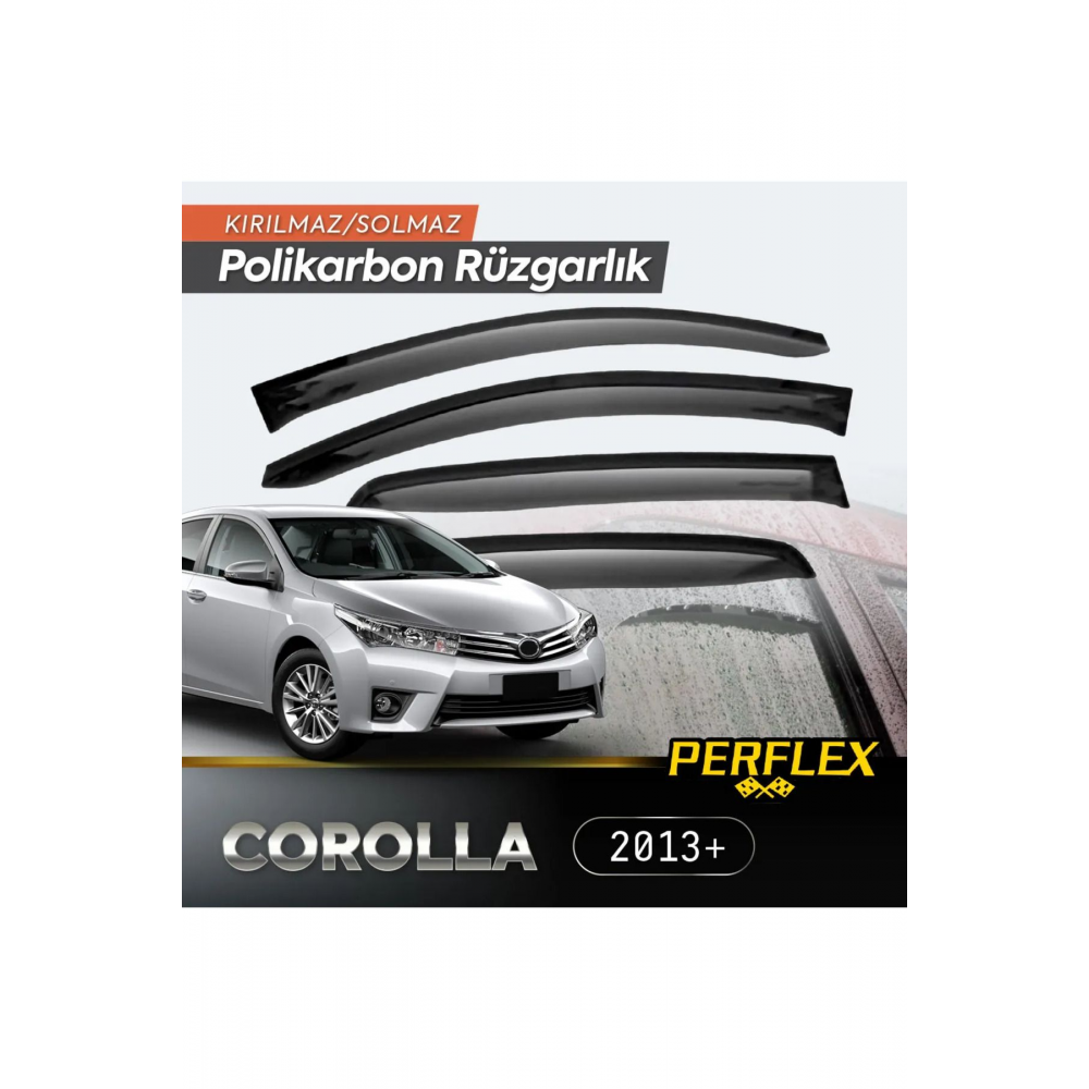 Polikarbon Kırılmaz Rüzgarlık V2 Mugen Toyota Corolla 2013+