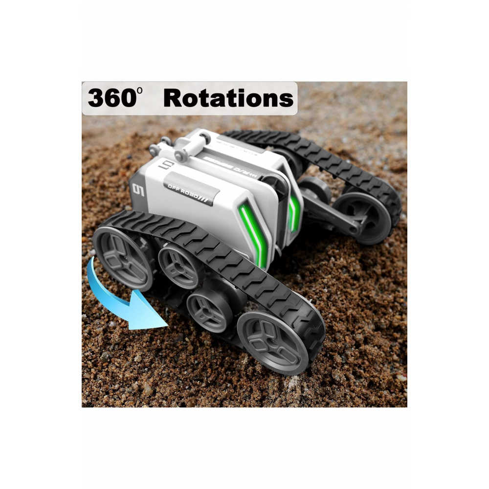 Uzaktan Kumandalı Araba RC Araba, RC Tank Paletli, 360° Dönen Yüksek Hızlı RC
