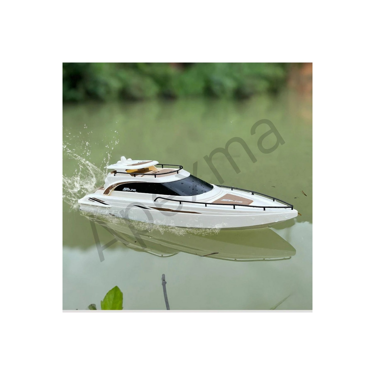 2.4G Uzaktan Kumandalı 1:28 Ölçek Çift Motorlu 20 Km Hız Yapabilen Full Fonksiyon Rc Tekne