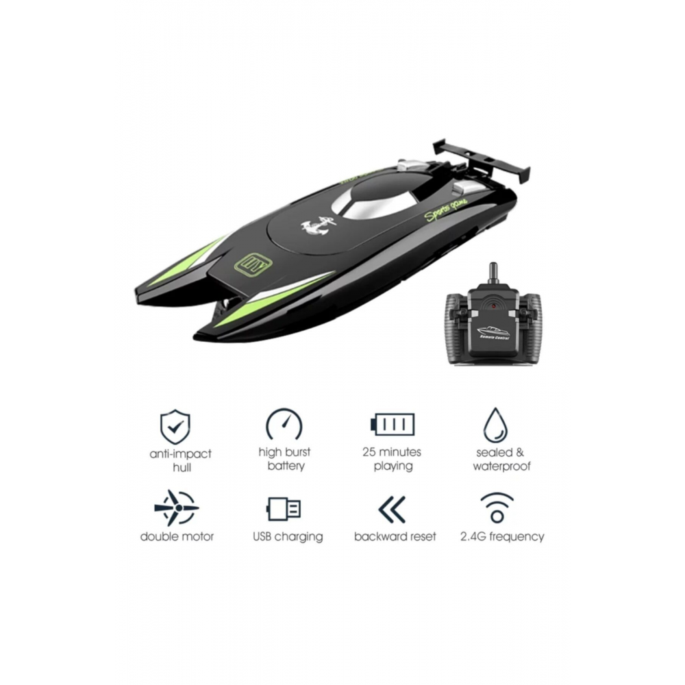 Uzaktan Kumandalı Rc Sürat Teknesi 2.4ghz