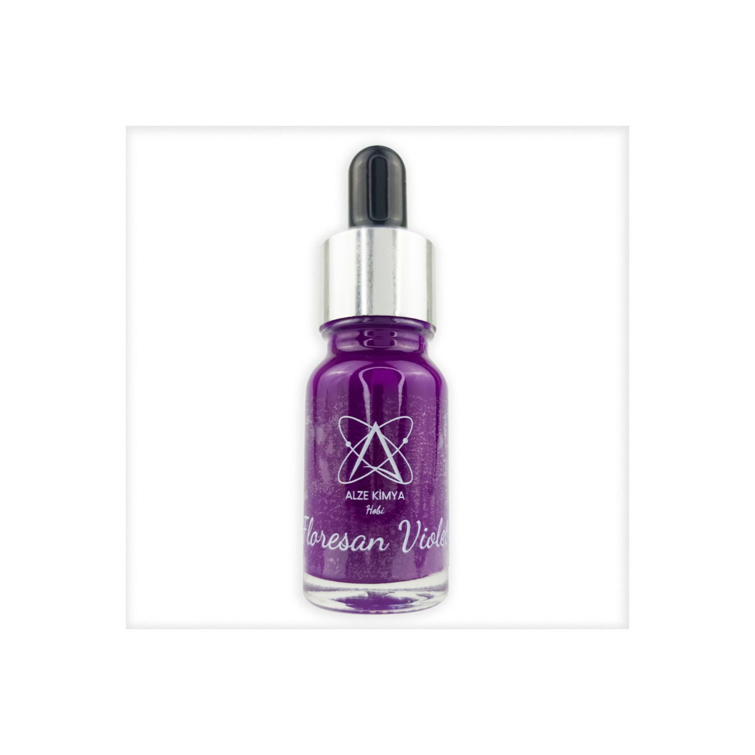 Floresan Violet Mor Mum Boyası 10 ml - Parafin Soya Wax Balmumu Mum Malzemeleri Için Ideal