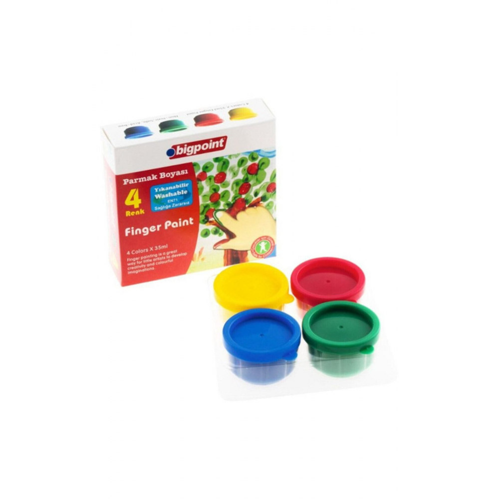 Parmak Boyası 4 Renk 4x35ml 150541