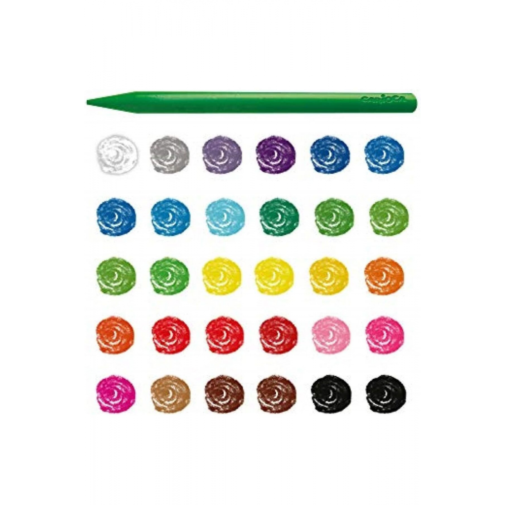 Jumbo 12'li Üçgen Elleri Kirletmeyen Yıkanabilir Pastel Boya Kalemi / 42671