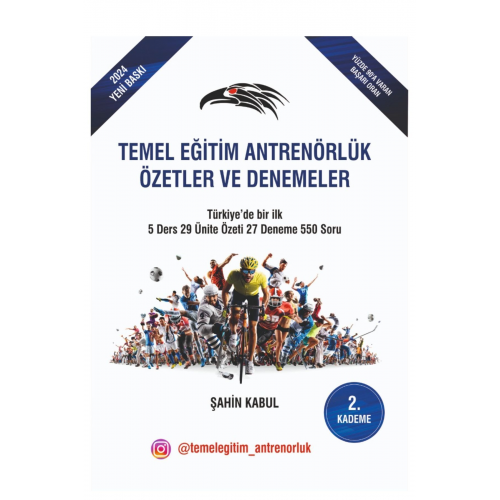 Temel Eğitim Antrenörlük Konu Anlatımlı Soru Bankası Çıkmış Sorular Benzeri Kademe 2