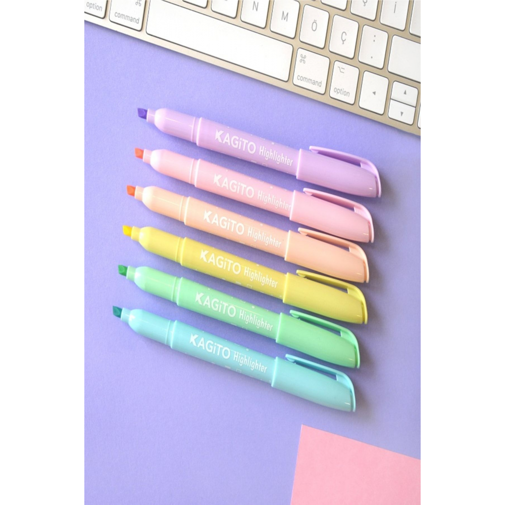 Pastel Highlighter Kalem Seti 6’lı